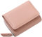 Portafoglio Donna Piccolo in Pelle Portamonete Donna con Cerniera Coin Grande Capacità Mini Portafoglio con Slot Per Schede, Rosa