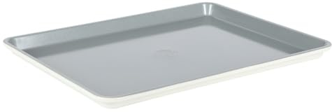Sur La Table Kitchen Essentials Bake Sale Large 18 X 13 Inch PFA Free Ceramic Nonstick Cookie/Baking Sheet - Linen White