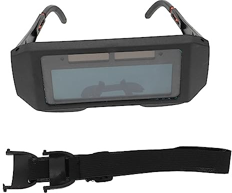 Uonlytech Lunettes de Protection pour Soudeurs à Verres Automatiques, Anti-uv et Anti-éblouissement, en Abs et Lcd, Adaptées pour Soudure à L'arc Argon et Soudage Électrique