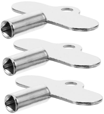 Angoily 3stücke Teiliges Radiator Ventil Schlüssel Metall Wasser Und Gasventil Schlüssel Für Heizkörper Wasserzähler Und Entlüftung Langlebig Und Ergonomisch