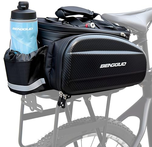Ayolofei Borsa Bici Posteriore, 17L Multifunzionale Borse Portapacchi per Biciclette MTB con Scomparti Multipli, Impermeabile Borsa portabagagli per Bicicletta per Sport, Viaggi