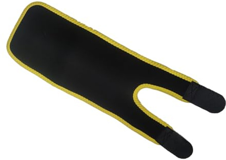 CHAKAE Banda de compresión para el brazo, faja de compresión ajustable para fitness, ejercicio, pilates, entrenamiento, amarillo, Talla única