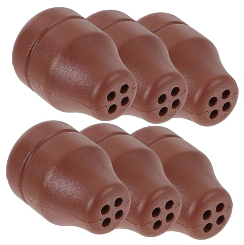 VALICLUD 6 Piezas Tiradores de Cordón para Cortinas Persiana Plástico Fácil Instalación Accesorios para Estores y Persianas Color Chocolate