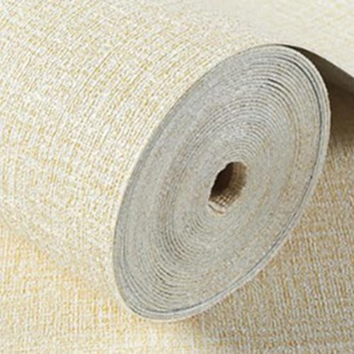 Waterproof Self Wallpaper for Moistureproof and Soundproofing Applications, for Home Renovation (beige)