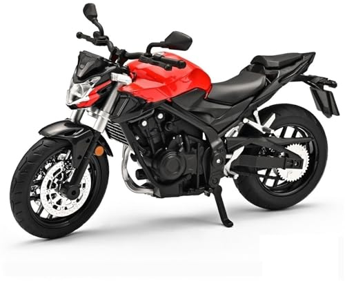För CB400F Legering Sportmotorcykelmodell Diecast Street Racing Motorcykelmodell Barnleksak Present 1:12