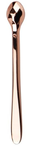 SMASOLO Cuchara para Crema de Ojos de Aleación de Zinc Rosa Palo de Masaje Ocular para Aliviar Fatiga Mejorar Circulación y Cuidado Facial Portátil para Uso Diario