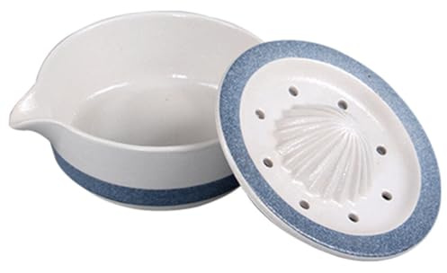 Amosfun Presse-agrumes Manuel Céramique Compact pour Citron et Orange Accessoire de Cuisine Pratique Extraction Facile et Ergonomique pour Usage Quotidien Maison