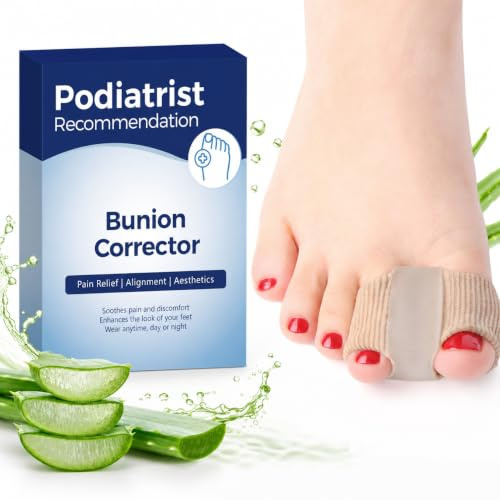 Habioer Hallux Valgus Korrektur Zehenspreizer für Damen & Herren Bunion Korrektur, Gel Zehentrenner Bunion, geeignet für Bunion und überlappende Zehen