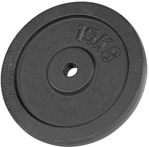 Sport-Tec Hantelscheibe aus Gußeisen 0,5kg bis 20kg, Bohrung Ø 3cm, Stück