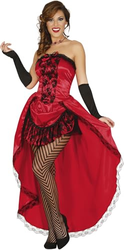 Disfraz de Cabaret Rojo para Mujer M