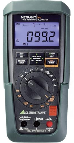 Gossen Metrawatt Metrahit Iso Isolationsmessgerät, CAT III