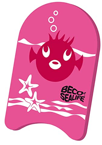 BECO-Sealife Schwimmbrett Kinder – Kickboard für Kinder zum Schwimmenlernen, Trainieren & Spielen, Schwimmboard für Schwimmanfänger & Fortgeschrittene – 34 x 21 x 3 cm (L x B x H)