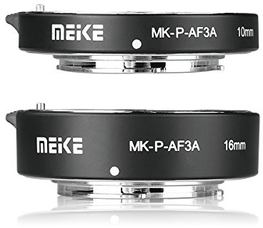 Meike MK-P-AF3A Metal Auto Focus Extension Tube for Olympus Panasonic Micro Four Thirds M4/3 System Camera Lenses 10MM 16MM