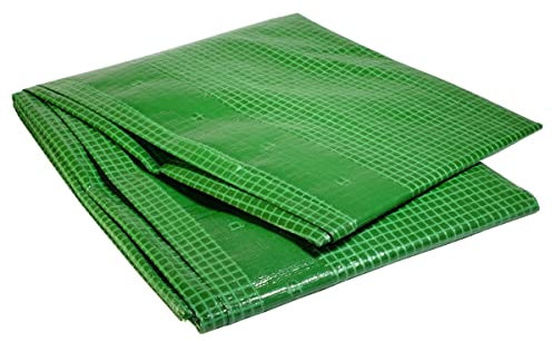 Telone plastica esercito verde 170 g/m² – Telone Esercito rafforzata 4 x 3 m in polietilene
