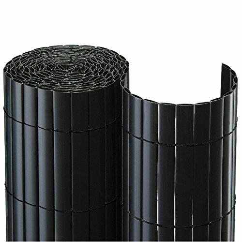 Nature-Lounge24 PVC Sichtschutzmatte -100 x 500 cm Grün - Effektiver Wind und Sichtschutz/Terrassen und Balkon Verblendung/Haus und Garten Umrandung