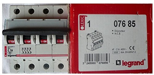 Legrand 007685 - Disjoncteurmagnéto-therm DX 4500 - Lexic à vis - 4P 16A 230V courbe C