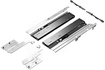 Hettich FRANCE SAS CUA60304 Push to Open Silent 2.0 Arcitech für Schubkasten Tiefe 400-650 mm, Belastung 20-80 kg