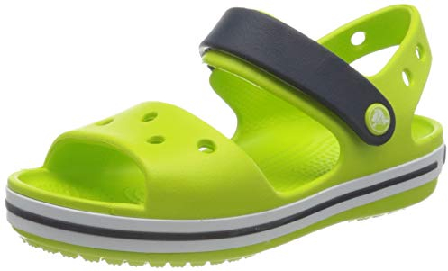 Crocs Crocband Sandal Kids, Sandali Bambini e ragazzi, Lime Punch, 19/20 EU