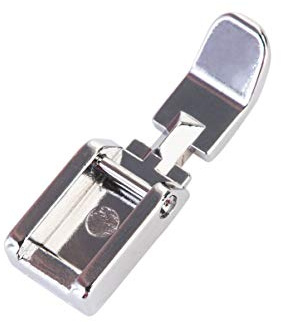 Artibetter Pied coulissant pour machine à coudre compatible avec Brother Janome Singer et plus (clip étroit)