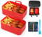 Set di 4 pentole in Silicone per friggitrice ad Aria Ninja Dual, pentola Riutilizzabile per friggitrice ad Aria con Manici Rot