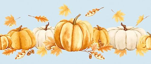 d-c-fix Fensterfolie Pumpkins 20 cm x 1,5 m statisch haftend | Sichtschutzfolie mit modernem Muster für Glasflächen – selbsthaftend, blickdicht, dekorativ