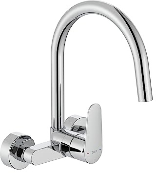 Roca A5A764FC00 Mezclador Fregadero/Lavadero Pared, Coleccion Victoria Plus, Cromado
