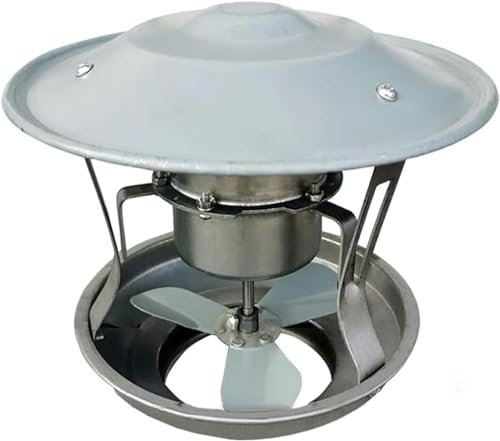 XENITE 60W/120W Electric Chimney Fan Flue Chimney Exhaust Fan Fan, for BBQ Hut Fireplace Thermo Stove Wood Oven,60w-1pc/