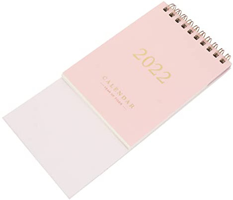SEWACC Stehkalender 5 Tischkalender 2022 Mini-desktop- 2022 Mini-tischkalender Mit Schreibtisch Dekoration Bürotisch Zubehör Taschenkalender Aus