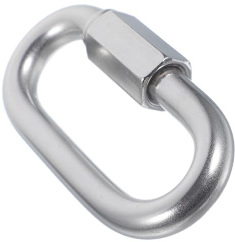 ROMISBABA Locking Carabiner Kleine Schnellkupplung Für Kettenreparatur Sicherer Schlüsselanhänger Vielseitig Einsetzbar Und