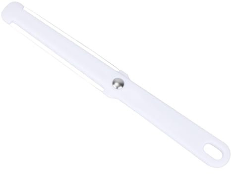 Cheese Wire Cutter, Dual-Sided Stainless Steel Butter Slicer for Block Cheeses Dishwasher Safe Kitchen Cutting Tool for Thick and Thin Charcuterie Board Sandwiches Snacks (White)