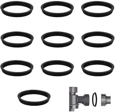 Nzexlyva 10 PCS Rubber Washers for Plumbing, Waste Pipe O-Ring Seal, Cone Seal Ring Silicone Washers Kit for Plumbing, Cone Rubber Washer Fittings Sealing Gasket for Drain Pipe Sink Odour Trap