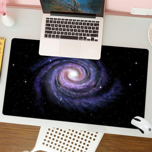 MESHIZIY Gaming Mouse Pad, ratón de Pad 90 x 40 cm,paisajes alpinos con Picos nevados,sin Distancia y Mouse Impermeable, para computadora