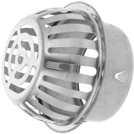 Operitacx Gutter Guard Filter Stainless Steel Drain Cover for Rooftops Balcony Easy to Install Prevents Blockages