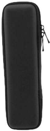 SAFIGLE Federmäppchen Schwarze Schutzhülle mit Doppelreißverschluss | Leichtes Etui mit Netztasche, Elastischem Band und Sicherem Verschluss, Kompakt für Stifte