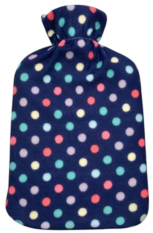 Aspect Hot Water Bottle, 2L Large Leakproof Hot Water Bag with Super Soft Plush Material Cover for Hot and Cold Compress, Long Lasting Warmth for Cramps, Neck, Back & Hands, Winter Comfort