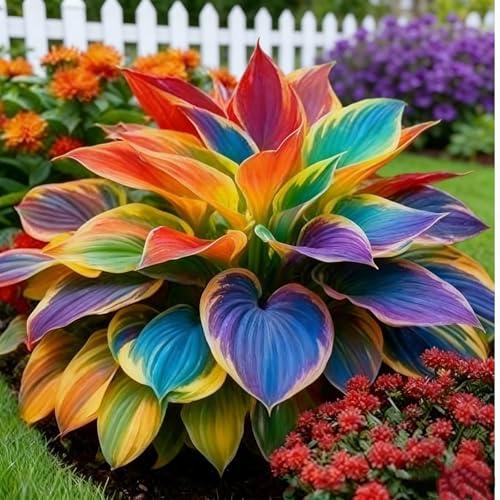 Hosta rari resistenti, facili da curare, ideali per giardini e balconi-4bulbi-B