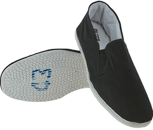 Blitz Cotton Sole Kung Fu Shoes - UK 7 Black