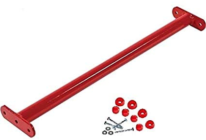 Reckstange rot, 90 cm lang, inkl. Schrauben mit Abdeckkappen