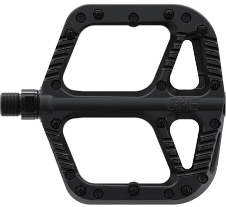 OneUp Components Composite Pedals, Black – Lightweight, Durable Flat Bike Pedals for Mountain Bikes (MTB)