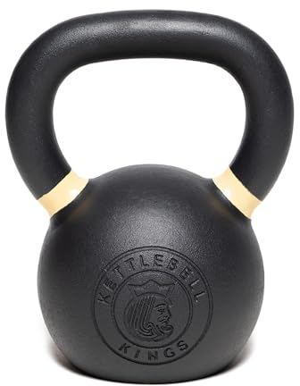 Kettlebell Set mit Lebenslanger Garantie & Kostenlose Workouts - Eingelassene Logos & Starke Griffe für Intensive Workouts - Pulverbeschichtung für Rutschfestigkeit & Langlebigkeit