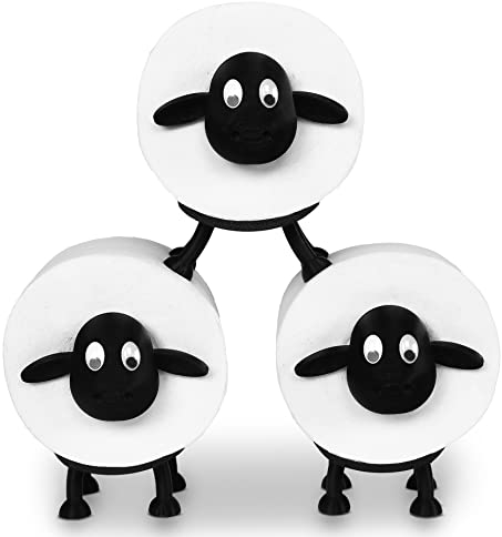 Dolly® Toilettenpapierhalter - das Original - das süße Schaf für Dein WC - Badezimmer Deko - echter Hingucker in jedem Bad - lustiger Klopapierhalter - Geschenkidee für Familie und Freunde