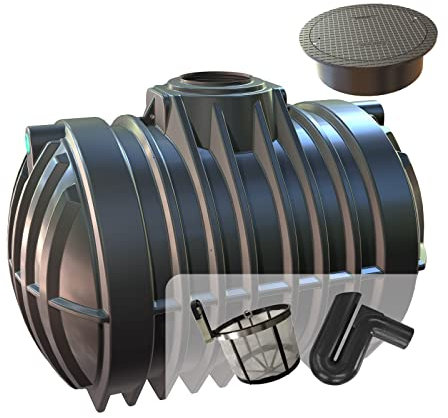 Garten-Zisternen Regenwassertank Zisterne 12500 Liter Big Atlantis (mit Filterset + begehbarer Abdeckung)