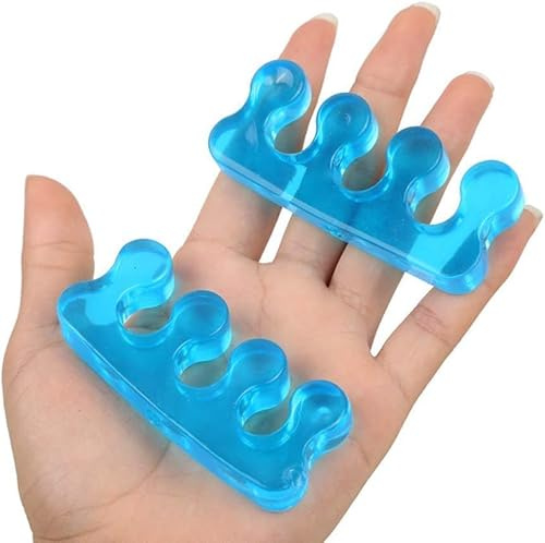Zehentrenner und Zehentrenner Zehenspreizer Zehenspreizer Distanzhalter Gel-Nagellack Zehen-Abstandshalter Hammerzehen für Frauen und Männer Entspannende Zehen lindern Zehenschmerzen nach sportlichen