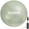unycos - Gymnastikball 75 cm Sitzball Trainingsball für Yoga, Fitness, Medizinball, Balance Ball, Core Training Strength, Pilates-Ball | Inkl. Pumpe, BPA-Frei, Anti-Burst (Grün mit Logo)