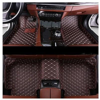 VIYOLI Auto Boden Matte Für Kia Für Sportage 4 2018 2019 2020 2021 Auto Teppiche Teppiche Fuß Pads Schutz Pad Innen Zubehör Auto Bodenbelag Teppich(Coffee)