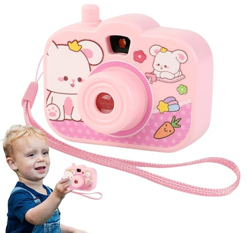 Videocamera giocattolo proiettore per bambini, mini proiettore di immagini di animali, giocattolo portatile, luce notturna per l'educazione