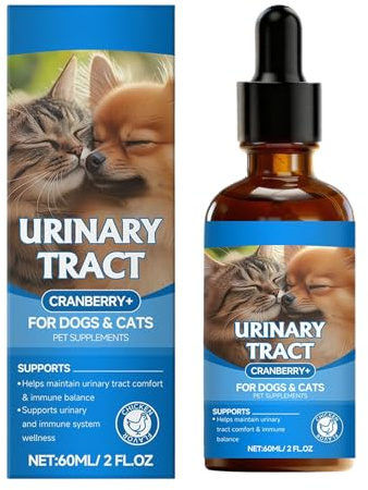 Salud Urinaria Para Gatos Gotas de Apoyo de 60 Mililitros