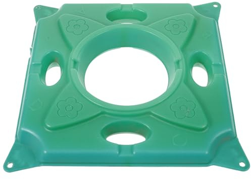 Angoily Schwimmende Pflanzinsel Quadratisch 33x33x5cm aus Recycelbarem Material Hydroponik Pflanzenfloß für Teiche und Wassergärten Ökologisches Zubehör für Wasserpflanzen