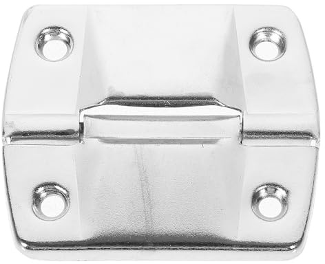 TOYANDONA 6 Pièces Charnière de Boîtier Robuste en Fer Argenté pour Couvercle de Boîte, Solution de Sécurité Portable pour Meubles et Boîtes en Bois