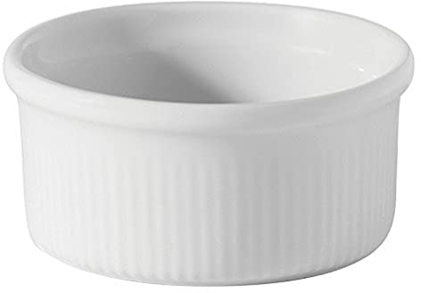 Titan Ramekin 3.75oz / 110ml - Case of 12 - Porcelain Ramekins
